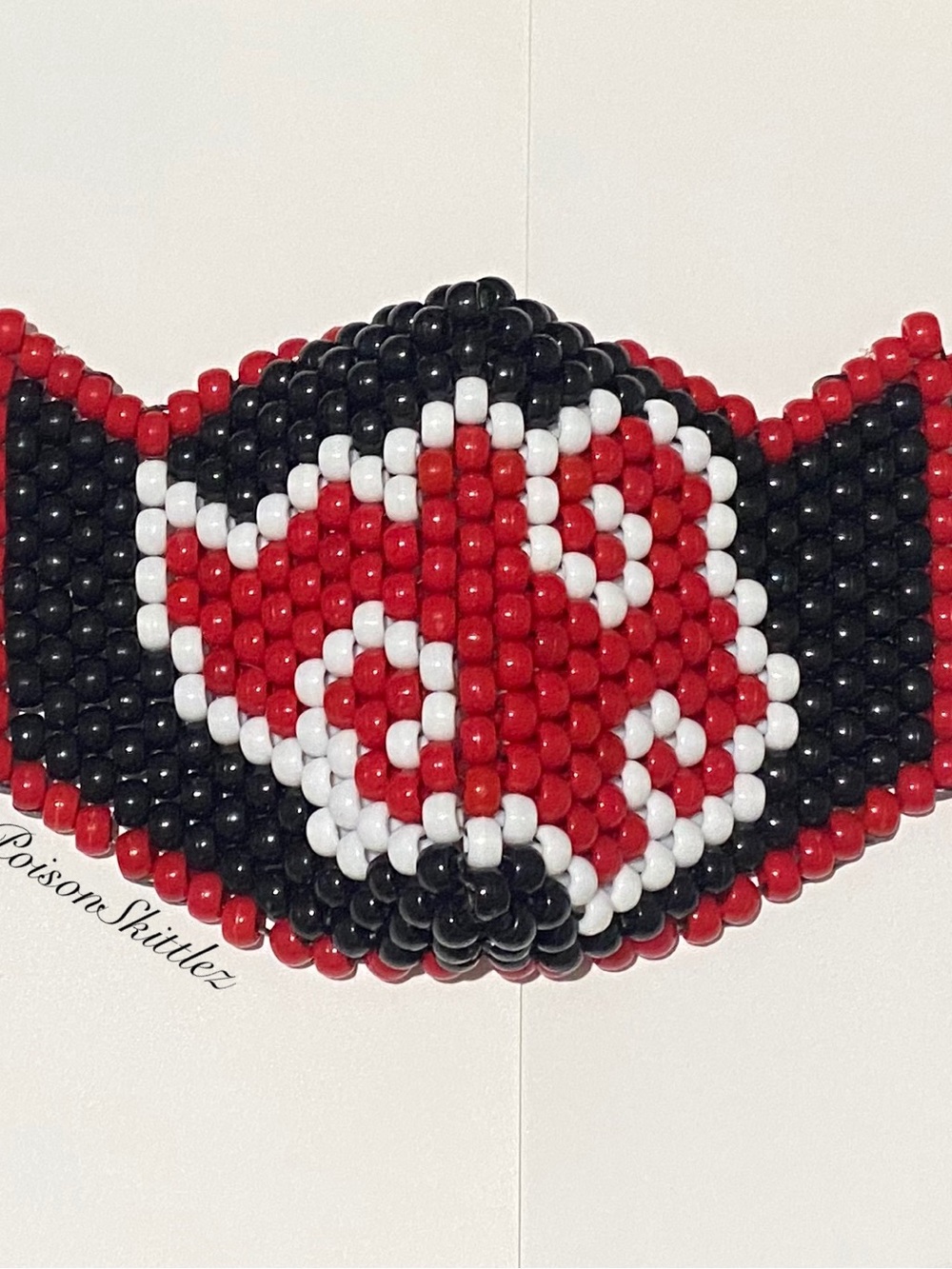 Akatsuki Mask Kandi beaded rave festival cosplay naruto